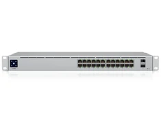 Šakotuvas Ubiquiti USW-24-POE Gen 2 UniFi UniFi 24-Port PoE Managed L2/L3 Gigabit Ethernet (10/100/1000) Power over Ethernet (PoE) Rack