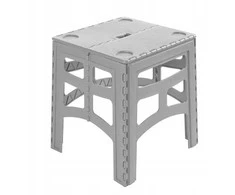 Keeeper sulankstomas lauko stalas M, kurio keliamoji galia iki 80 kg, Timo 46,5x44,5x55cm pilka