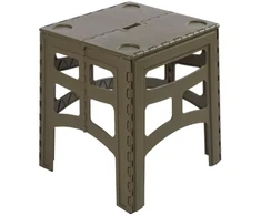 Keeeper Sulankstomas lauko stalas M, kurio keliamoji galia iki 80 kg, Timo 46,5x44,5x55cm, alyvuogių spalvos