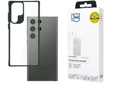 3mk Satin Armor Case + žalias apsauginis dėklas, skirtas „Samsung Galaxy S24 Ultra“
