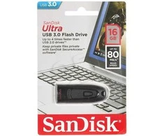 USB laikmena Sandisk Flash Drive Ultra, 16 GB, USB 3.0