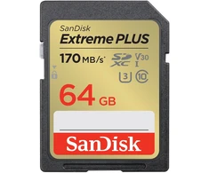 Sandisk atminties kortelė SDXC 64GB Extreme Plus