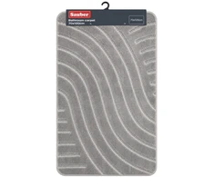 Sauber Vannas istabas paklājs 50x80cm pelēks