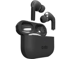 SBS belaidės ausinės Air Kab Max TWS, juodos