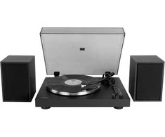 „Gramofonas Sencor STT 650SBA“ vinilo plokštelių grotuvas su „Bluetooth“ funkcija ir 2 garsiakalbiais (2x15W)