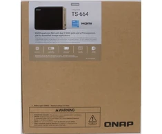 Serveris Išparduodama. QNAP 6-Bay desktop NAS TS-664-8G Intel Celeron N5095 4-core Processor frequency 2.9 GHz 8 GB DDR4 DEMO (SCRATCHED)