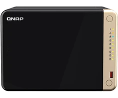 Serveris QNAP TS-664 NAS Tower Intel® Celeron® N5095 8 GB DDR4 0 TB QNAP QTS Juodas Bronze