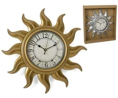Sieninis laikrodis 38 cm, 2 rūšių, 38 x 5 x 38 cm, DECORLIFE
