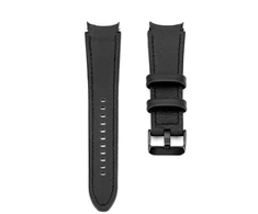 Araree Connect 20mm Silikona Pārvietojamā Ādas Pulksteņa Siksna (130mm M/L) Melna
