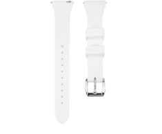 Araree Connect T-Buckle Silikona Cilpas Siksna Melna 20mm (M/L 130mm) Balta