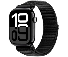 Dux Ducis Dirželis Dux Ducis Apple Watch 38/40/41/42MM YE Nylon Braided Loop Wrist Strap Juodas