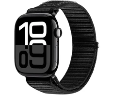 Dux Ducis Dirželis Dux Ducis Apple Watch 42/44/45/46/49MM YE Nylon Braided Loop Wrist Strap Juodas