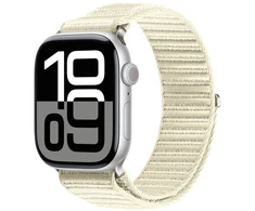 DUXDUCIS Dirželis Dux Ducis Apple Watch 42/44/45/46/49MM YE Nylon Braided Loop Wrist Strap Starlight