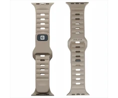 Evelatus Priedai do smartwatchy Siksniņa Watch 38/40/41 Sport Silicone Loop rusvai gelsvas Pilkas (EVEAPP38SSLBG)