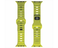 Evelatus Priedai do smartwatchy Siksniņa Watch 42/44/45 Sport Silicone Loop Ultra Geltona (EVEAPP42SSLUY)