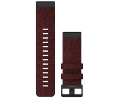 Siksniņa Garmin QuickFit 26 Watch Bands Heathered red nylon