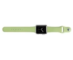 Snaige Siksniņa Snaige Apple Silicone Strap For Apple Watch 42mm Žalias TIW42MMSTGREE
