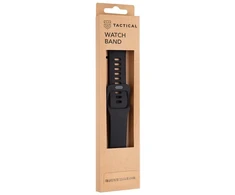 Tactical Dirželis Apple Watch 42mm / 44mm Silicone Band with Buckle Juodas TWA42/44BB