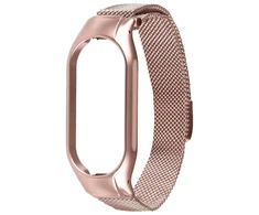 Tactical Taktinis dirželis Xiaomi Loop Magnetic Steel Band Mi Band 7 Rose