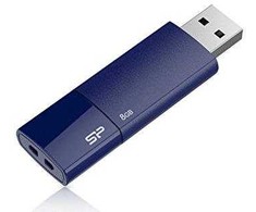 „Silicon Power“ atmintinė 8 GB Ultima U05, mėlyna