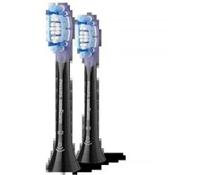 2 dalių šepetėlių galvučių pakuotė Philips Sonicare Premium Gum Care HX9052/88, juodos spalvos