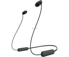 Belaidės į ausį įdedamos ausinės Sony WI-C100, Juodos