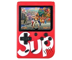 Plaion GameBox R2 8bit Portatīvais Retro Spēļu konsole ar 400 spēlēm 3'' LCD ar 1x kontrolieri TV RCA kabelis Sarkans