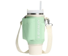 Stanley Nešiojimo dėklas „The All-Day Quencher Carry-All“ 0,89 l termoso puodeliui su šiaudeliu pistacijų spalvos