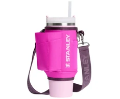 Stanley Termo puodelio su šiaudeliu dėklas „The All-Day Quencher Carry-All 0.89L“ violetinis