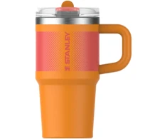 Stanley Termospuodelis su šiaudeliu The Quencher ProTour Flip Straw Tumbler 0.59L oranžinis