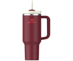 Stanley Termosinis puodelis su šiaudeliu The Quencher H2.O FlowState Tumbler 1.18L tamsiai raudonas