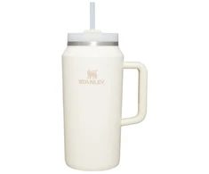 Stanley Termosas su šiaudeliu „The Quencher H2.0 Tumbler 1.90L“ kreminės spalvos