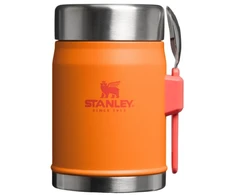 Stanley The Legendary Food Jar + Spork 0,4L Oranžinis