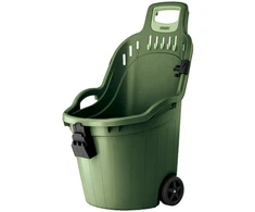 Stefanplast vežimėlis Helpy Cart 50 l 59,5x53x88,5 cm žalias