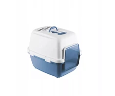 Stefanplast Cat toilet closed Cathy Comfort 58x45x48cm baltas mėlynas
