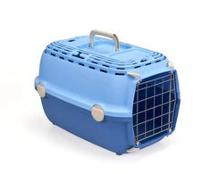 Stefanplast Transportesanas buris Horizon 1 ar metala durvim 48x32x30cm gaisi mėlynas/mėlynas