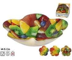 Stiklinis dubuo, 3 dizainai, 4 x 15 x 15 cm, KITCHEN&amp;GO