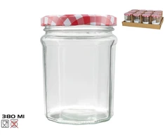 Nikon Słoik stiklinis 380 ml 8.5x8.5x11.5 cm KITCHEN&amp;GO