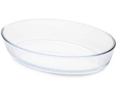 Guardini Glass baking dish oval Borosilicate Glass 35x24x7cm / 3L