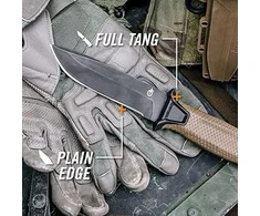 Survival knife GERBER Strongarm Fixed Serrated Coyote