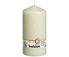 Žvakė, cilindrinė Bolsius ivory, 20 cm, ⌀9.8 cm