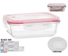 Stačiakampė pietų dėžutė 640 ml, 6,5 x 17,5 x 13 cm, KITCHEN&amp;GO