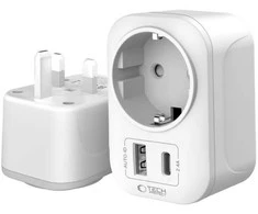 „Tech-Protect TA100“ JK adapteris – baltas