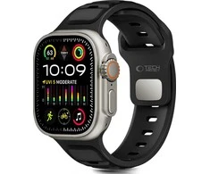 Tech-Protect IconBir Line apyrankė skirta Apple Watch 44 / 45 / 46 / 49 mm – juodos spalvos