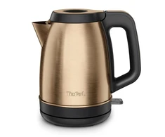 TEFAL Coppertinto Virdulys | KI280G10 | Electric | 2400 W | 1.7 L | Nerūdijantis plienas | 360° rotational base | Copper/Juodas
