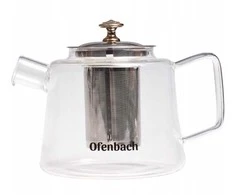 Ofenbach Riposo Stiklinis arbatinukas su filtru 1.1 L, R-100617L
