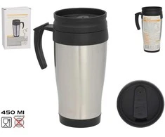 Plieninis termo puodelis 450 ml, 16,5 x 11,5 x 8 cm, KITCHEN&amp;GO