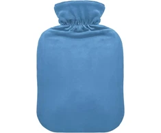 Hot water bottle 2 L with removable washable cover mix colours