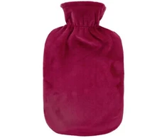 Hot water bottle 2 L with removable washable cover mix colours