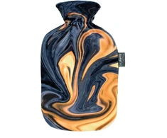 Fashy Hot water bottle 2 L with removable washable plush cover with printed cover Fantasy